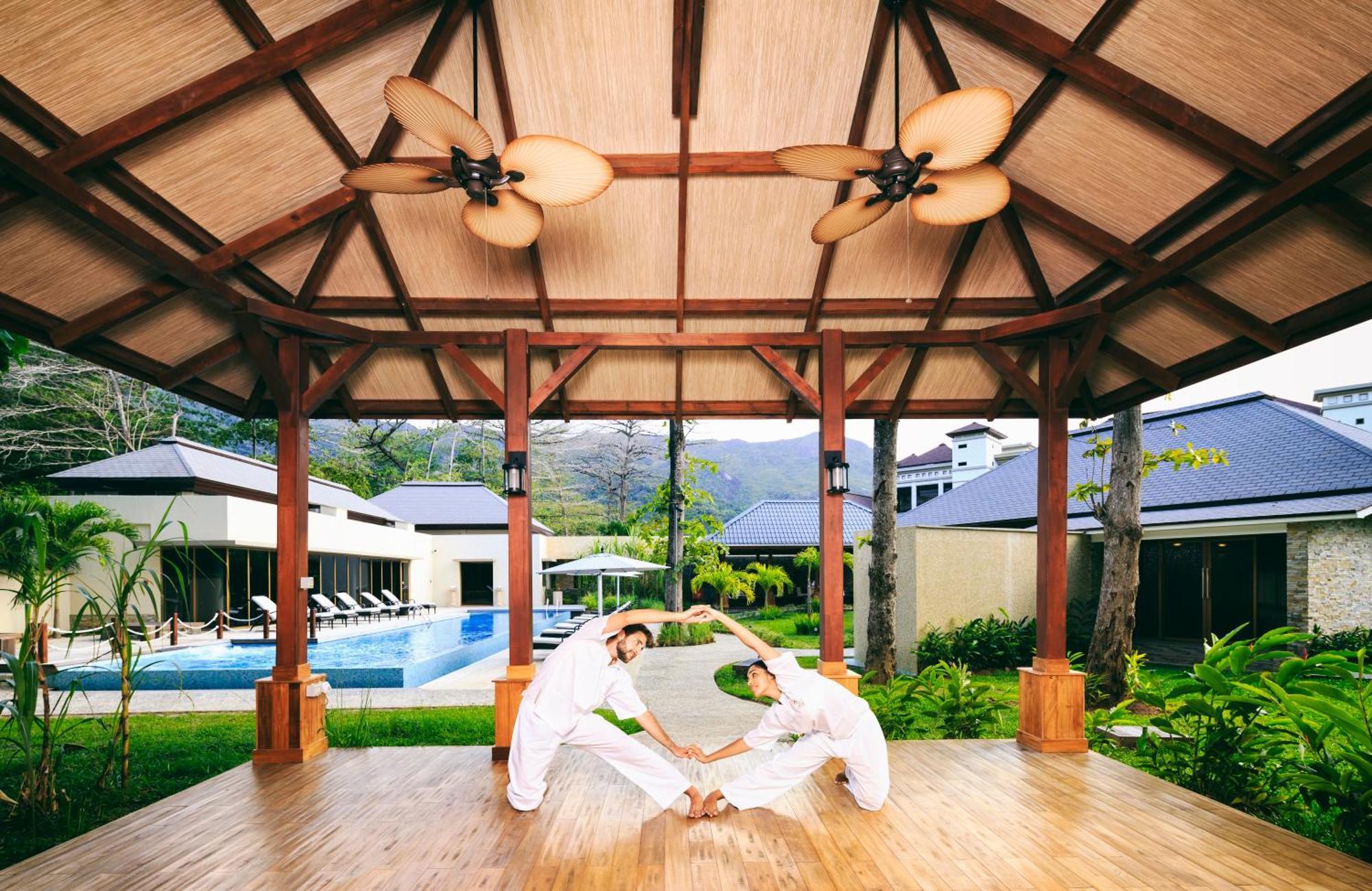 Savoy Seychelles Resort & Spa Beau Vallon  Exterior photo Thai massage at a resort