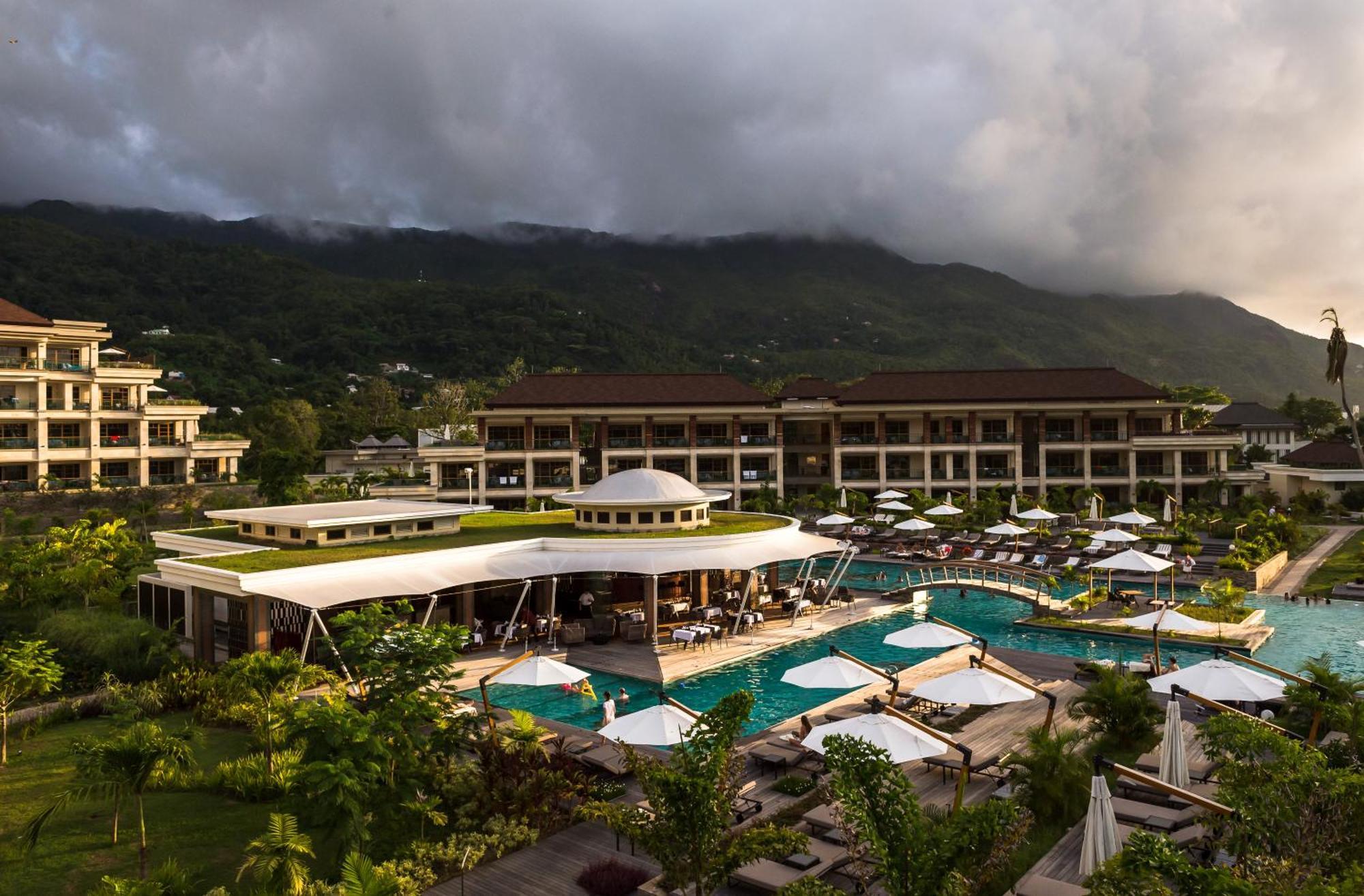 Savoy Seychelles Resort & Spa Beau Vallon  Exterior photo The resort's main pool