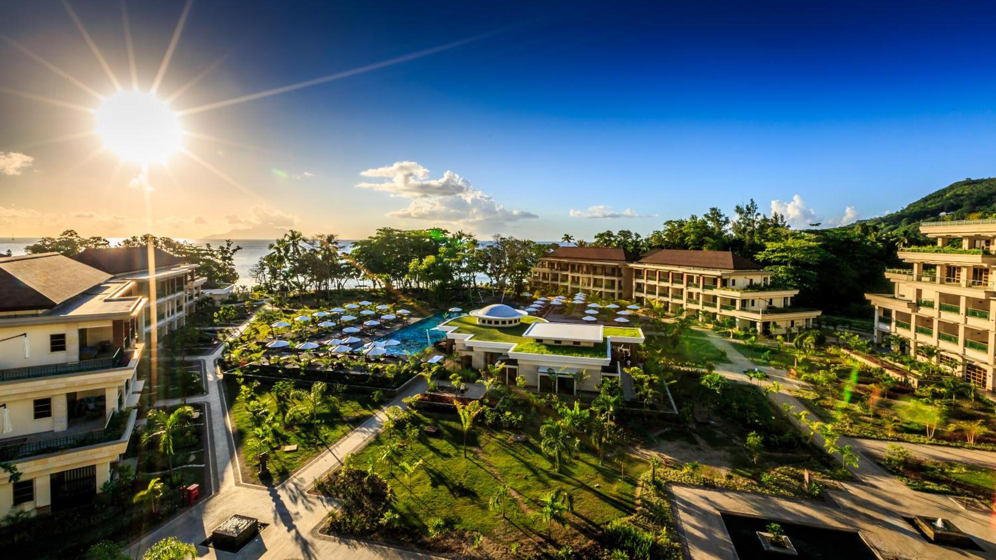 Savoy Seychelles Resort & Spa Beau Vallon  Exterior photo The resort's main pool